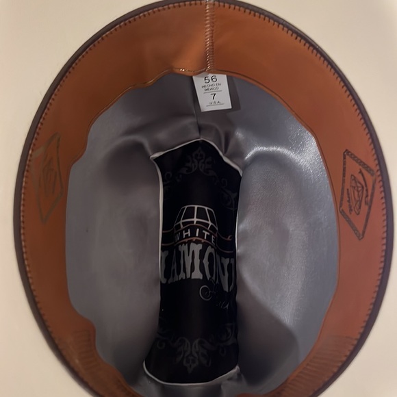 SOLD Limited Edition 10,000X White Diamond Western Cowboy Hat - Picture 5 of 8